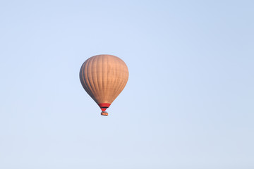 Fototapeta na wymiar Hot Air Balloon Over Goreme Town