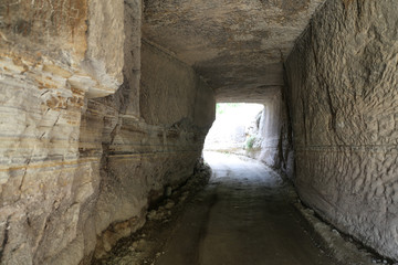 Carved Tunnel in Cappadocia