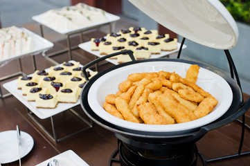 wedding catering food. Dessert