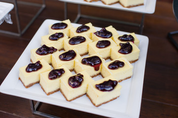 wedding catering food. Dessert