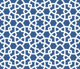 Arabic ornamental background - seamless Persian style pattern