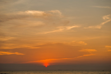 Fototapeta premium sunset at sea