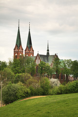Fototapeta na wymiar Church Transfiguration of Lord in Garbow. Poland 