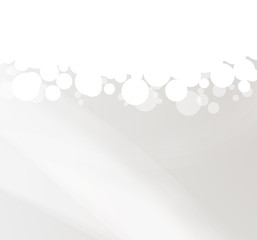 Abstract circle white bokeh  on gradient background