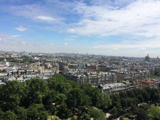 Fototapeta na wymiar Paris from eiffel tower