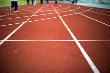 Fototapeta premium Running track