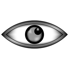 Eye sign icon.