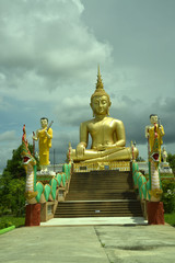 Buddhistische Tempel und Buddhas in Asien