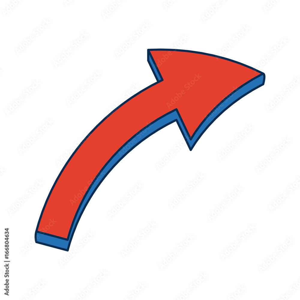 Poster arrow symbol for your web site design