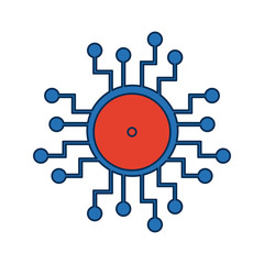 cpu microprocessor circuit board connect