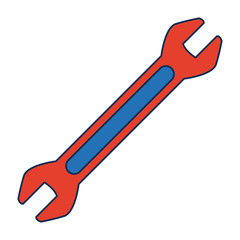 wrench spanner repair tool mechanic or engineer instrument