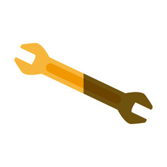 wrench key icon tool for support repair