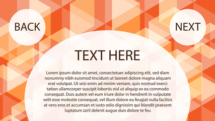 The Template Abstract Background