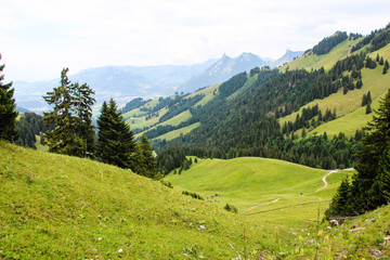 Fototapeta na wymiar rando suisse alpes nature