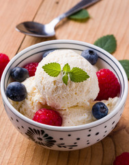 vanilla ice cream