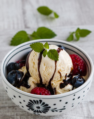 vanilla ice cream