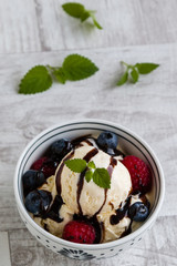 vanilla ice cream
