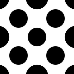 Polka dot seamless pattern. Dotted background with circles for printing on fabric, Wallpaper, textile design covers. Vector illustration