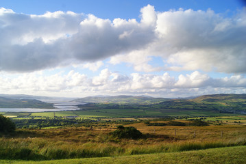 Fototapeta na wymiar Aussicht von Grianan of Aileach - Irland