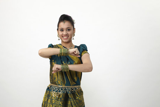 Indian woman with saree