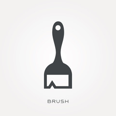 Line icon brush