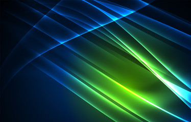 Vector polar lights concept background