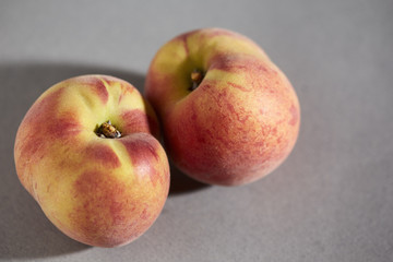 Fresh yellow peaches from Chester County, Pennsylvania, USA