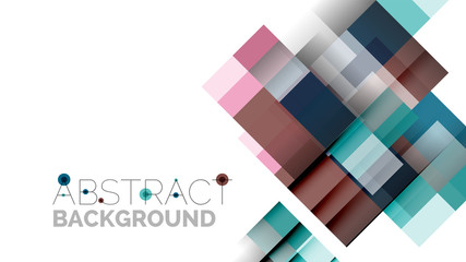 Business presentation geometric template