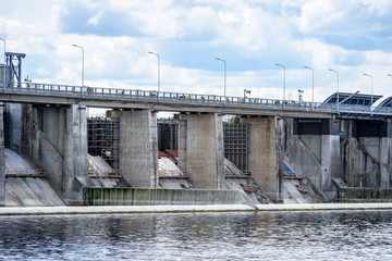 hydro electric power station gates for water