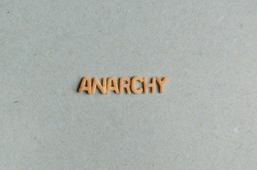 Anarchy word