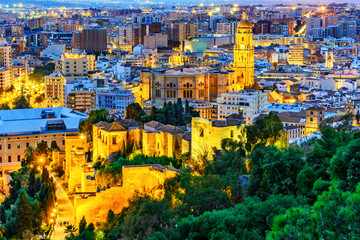 Obraz premium Cathedral of Malaga, Andalusia,Spain