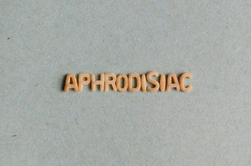 Aphrodisiac word