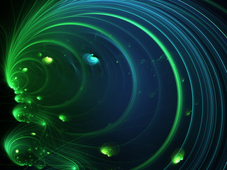 Abstract fractal background