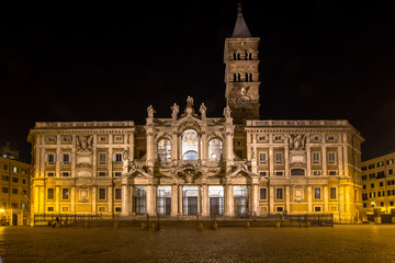 Fototapeta na wymiar Basilica di Santa Maria Maggiore, Rome, Italy