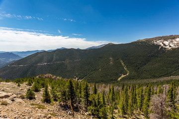 Rainbow Curve Overlook in Rocky Mountain National Park