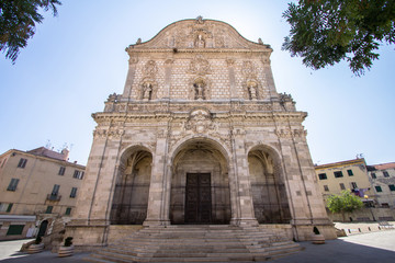 Obraz premium Cathedral of San Nicola, Sassari, Italy