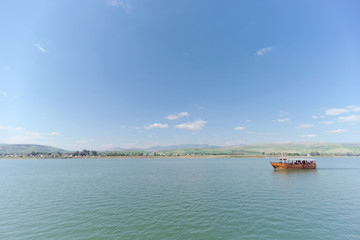 Israel, view of the Sea of Galilee