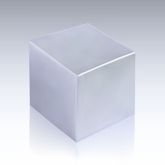 Vector 3d cube for your graphic design.
