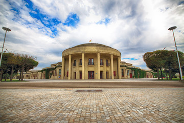 WROCLAW, POLAND - AUGUST 04, 2017: Centennial Hall in Wroclaw. The Hall’s inscription on UNESCO World Heritage List in 2006 emphasized the rank of this facility. Designed by Max Berg. © promesaartstudio