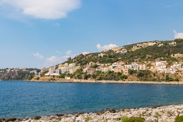 Fototapeta na wymiar View of the Githio town. Lakonia, Peloponnese, Greece