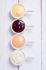Set of sauces