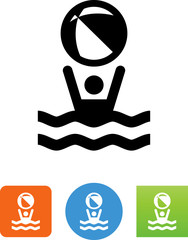 Kids Pool Icon - Illustration