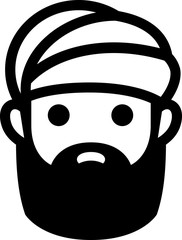 Man Wearing Turban Icon
