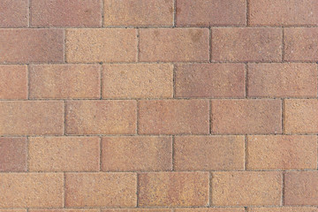 Brown paving slabs - urban texture, background
