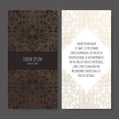 Ornamental business cards