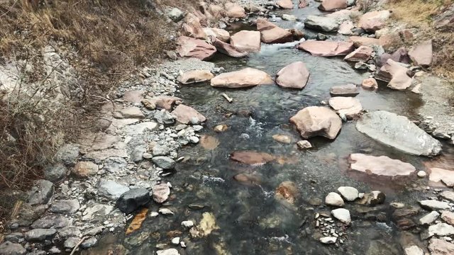 Beautiful creek in the mountains in Italy