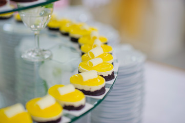 dessert. cocktail food buffet. wedding catering food