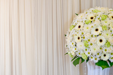 wedding flower decoration . flower background