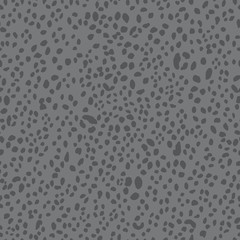Seamless gray leopard animal skin pattern vector