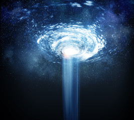 Galaxy spiral background